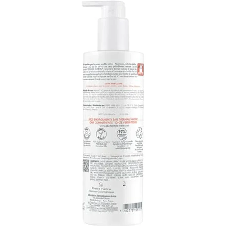 Avene XeraCalm Nutrition Moisturizing Lotion for Dry Sensitive Skin 400 ml, Langlebig und geeignet für verschiedene Sportarten – Bild 2