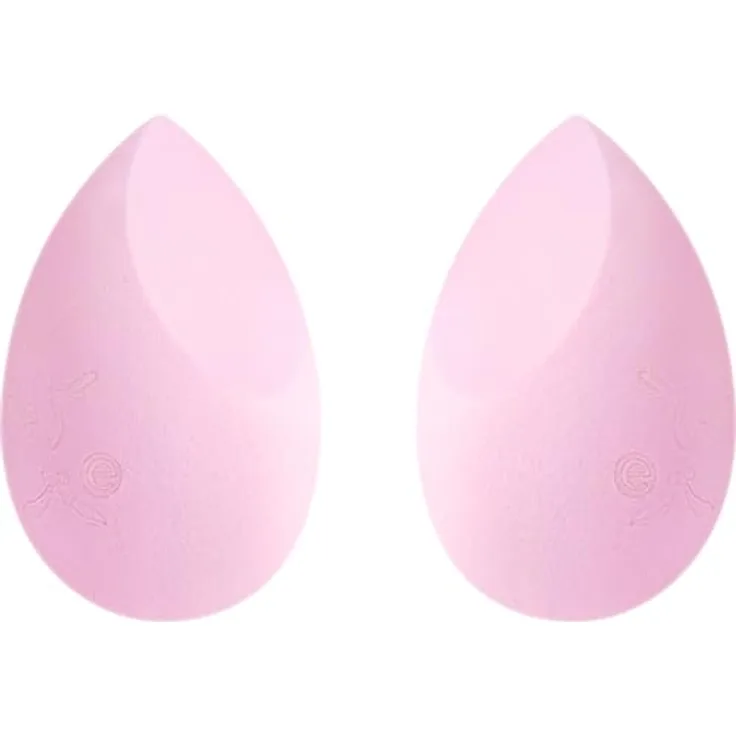essence xmas KiSSES Sponge Duo, Make-up Schwämmchen, Nr. 01, pink, nanopartikel frei, 3er Pack (3x2pcs)