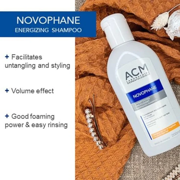 Novophane ACM Energieshampoo, 200 ml - Sprödigkeit für das Haar – Bild 3