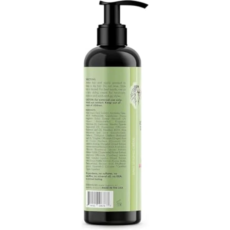 Mielle Organics Rosemary Mint Multi-Vitamin Daily Styling Creme für die Definition von lockigem Haar, paraben- und silikonfrei, 240 ml, weiß – Bild 8