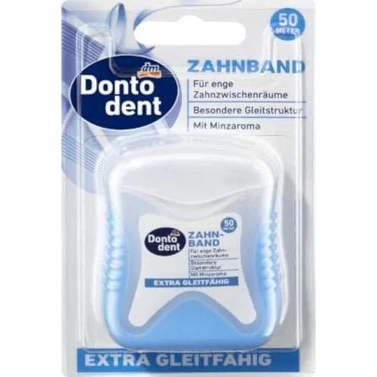 Dontodent Zahnband extra gleitfähig, 50 m
