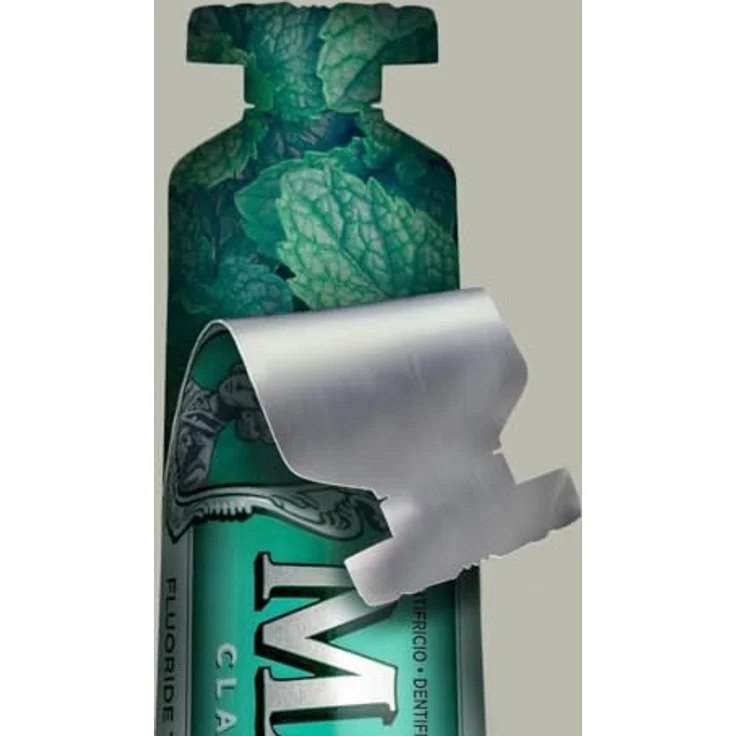 Marvis Mini Classic Strong Mint für frischen Atem, effektiv gegen Plaque, Reisegröße, 25 ml – Bild 5