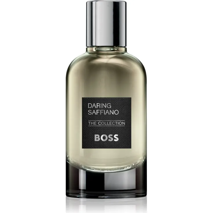 Hugo Boss BOSS The Collection Daring Saffiano, Eau de Parfum Unisex, 100 ml, aromatischer und ledriger Duft