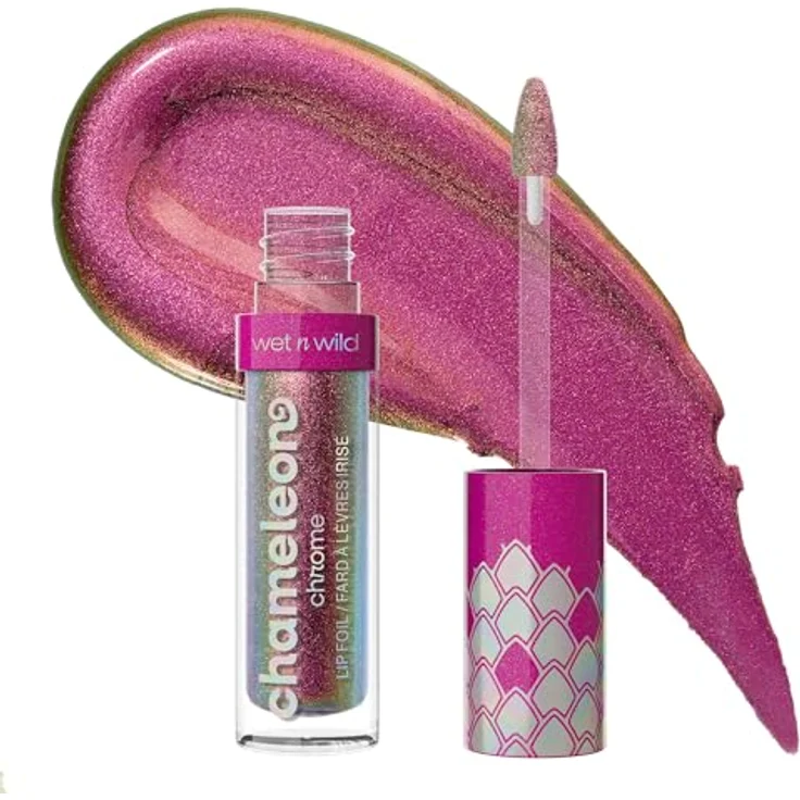 Wet n Wild Chameleon Chrome Lip Foil Lipgloss, holografischer Effekt, 3 ml – Bild 1