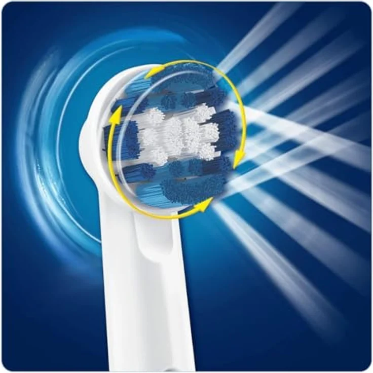 Oral-B Precision Clean Aufsteckbürsten für elektrische Zahnbürste, 8 Stück – Bild 4
