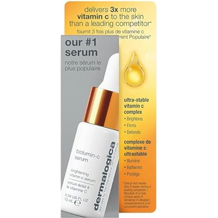 Dermalogica Biolumin-C Serum travel 10ml - Anti-Aging-Serum mit Vitamin C, für eine jugendlich frische Ausstrahlung. Entfernt Fehlpigmentierungen & reduziert feine Linien und Fältchen. – Bild 2