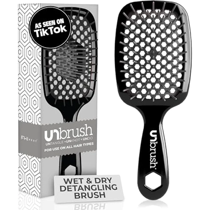 UNbrush Original Collection Detangling Hair Brush, Moonlight Detangler für sanftes Entwirren, unisex – Bild 1