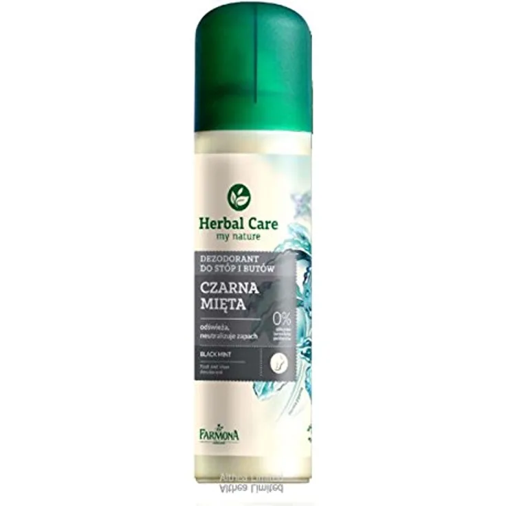 farmona Kräuter Pflege My Nature schwarz mint Fuß und Schuh Deo 150 ml