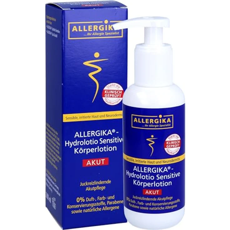 Allergika Hydrolotio sensitive K�rperlotion akut, 200 ml – Bild 4