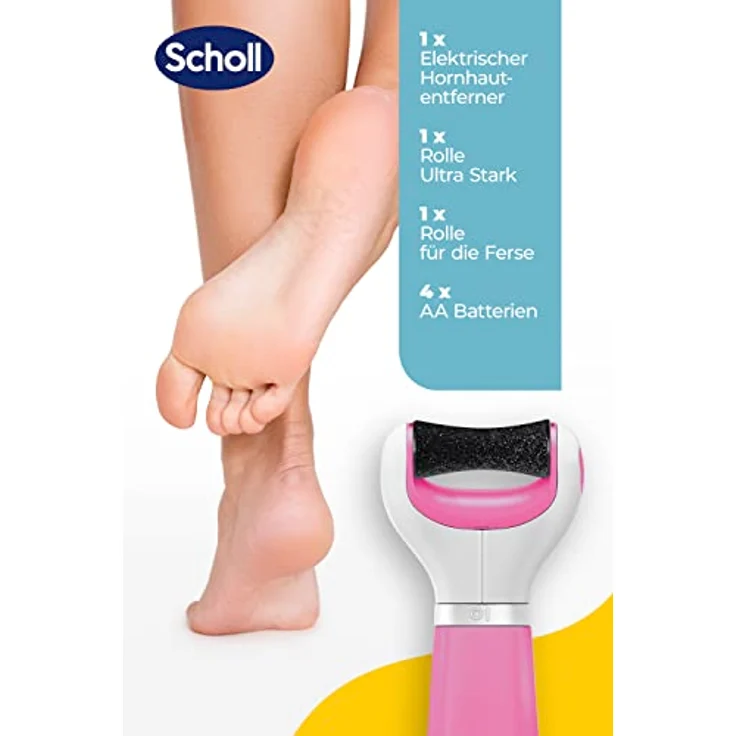 Scholl Velvet Smooth Express Pedi Pink mit Fersen Refill Hornhautentferner 1 Stück – Bild 7