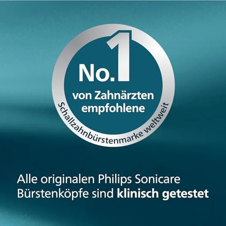 Philips Sonicare InterCare HX9004/87, Ersatzbürstenköpfe für elektrische Zahnbürsten, 4er Pack, gründliche Reinigung, empfindliche Zähne, reduziert Zahnverfärbungen – Bild 5