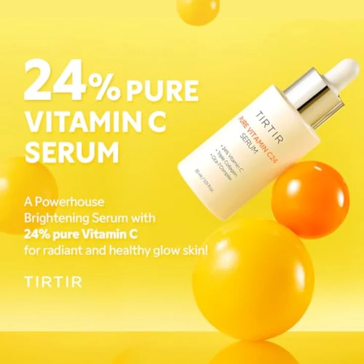 TIRTIR Pure Vitamin C24 Serum, aufhellendes Gesichtsserum mit antioxidativer Wirkung, 30 ml – Bild 2