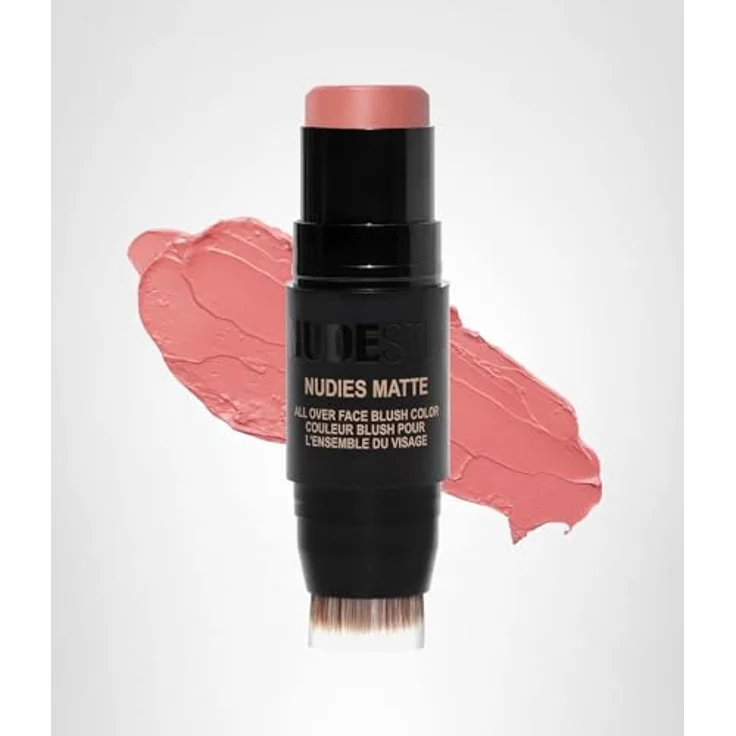 Nudestix Nudies Matte, multifunktionales Make-up für Augen, Lippen und Gesicht, Farbton Nuaghty N' Spice, 7 g, vegan – Bild 11