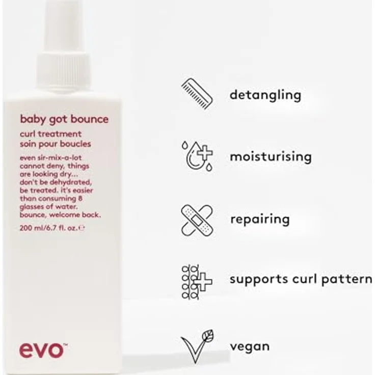 EVO Baby Got Bounce Curltreatment Haarspray & -lack 200 ml – Bild 4