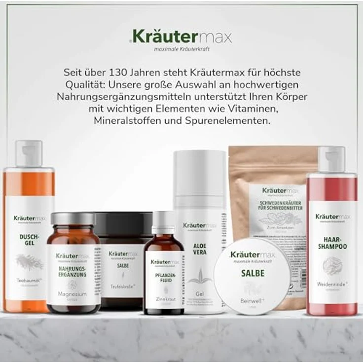 Kräutermax Aloe Vera Gesichtscreme für feuchtigkeitsarme Haut, 100 ml, intensive Feuchtigkeitspflege mit natürlichen Inhaltsstoffen – Bild 5