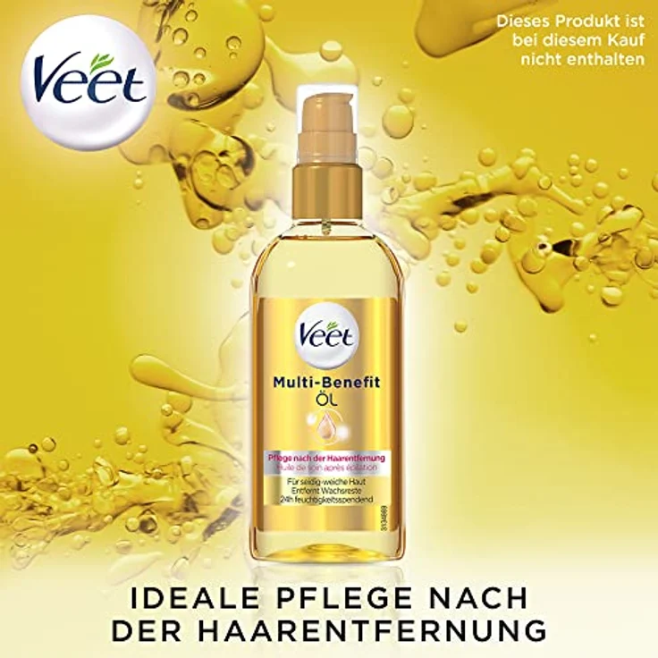 Veet Pure Zuckerpaste für Körper & Gesicht, 250 ml, langanhaltende Haarentfernung mit Vanilleblütenduft, inkl. Holzspatel & Stoffstreifen – Bild 6
