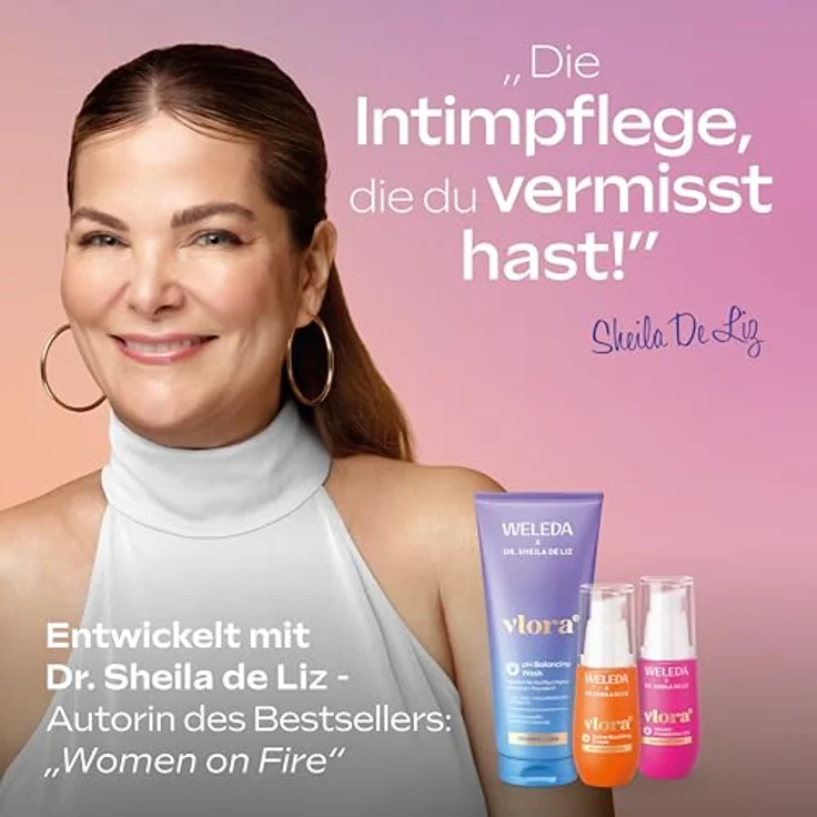 Weleda Vlora+ beruhigende Intimpflege, 30 ml, spendet Feuchtigkeit und reduziert Reizungen – Bild 3