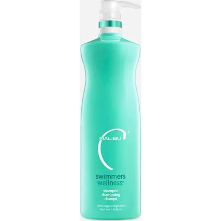 Malibu C Swimmers Wellness Shampoo, 1000 ml, schützendes Haarshampoo für SchwimmerInnen mit Feuchtigkeitsspende und Glanz verleihender Formel – Bild 10
