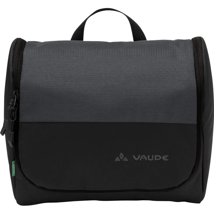 Vaude WegaWash Necessaire, Schwarz, (7 l) - mit 360-Grad-Polsterung und integriertem Spiegel