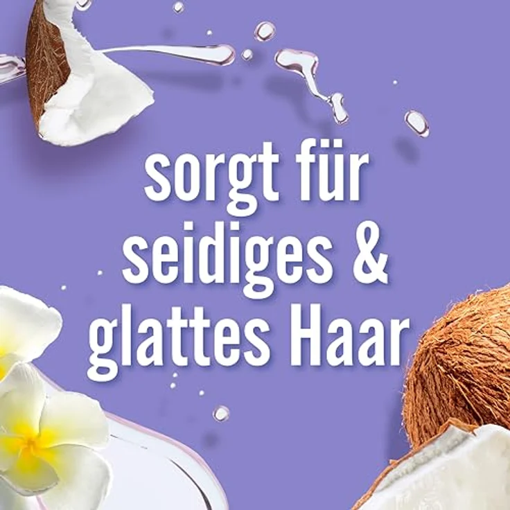 OGX Extra Strength Coconut Miracle Oil Hair Mask (300 g) feuchtigkeitsspendende Haarmaske für trockenes Haar mit Kokosöl, pflegende Anti Frizz Haarkur – Bild 5