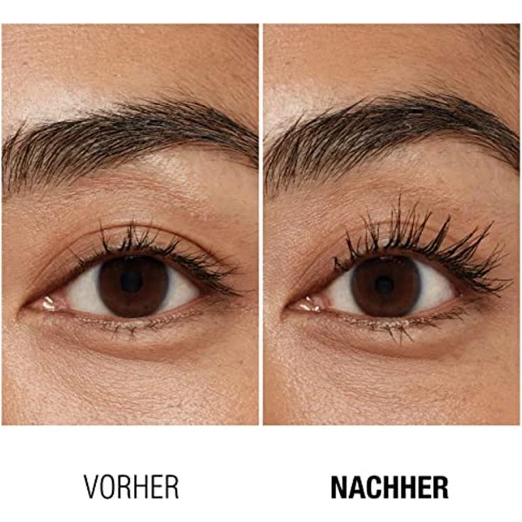 Manhattan Clean & Free Mascara Fb. 1010N Black, wasserfeste, pflegende Wimperntusche, vegan, 7 ml – Bild 5