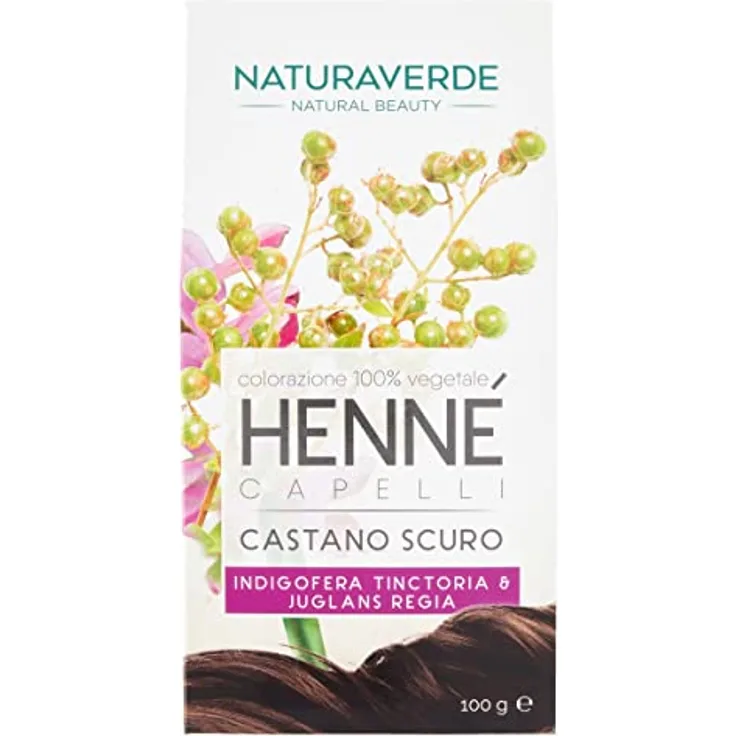 Naturaverde Braune Henna-Pflanzenfarbe 100 gr