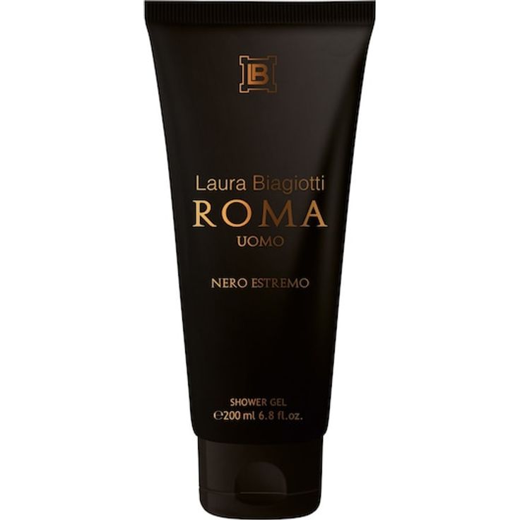 Laura Biagiotti Nero Estremo Shower Gel, Duschgel für Herren mit intensivem Duft, 200 ml