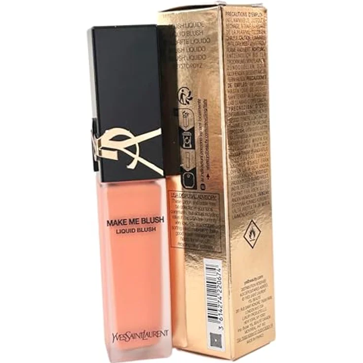 Yves Saint Laurent Make Me Blush Liquid Rouge für Damen, Coral Clash 57, 15 ml, flüssiges Rouge mit natürlichem Wangenrot-Effekt – Bild 3