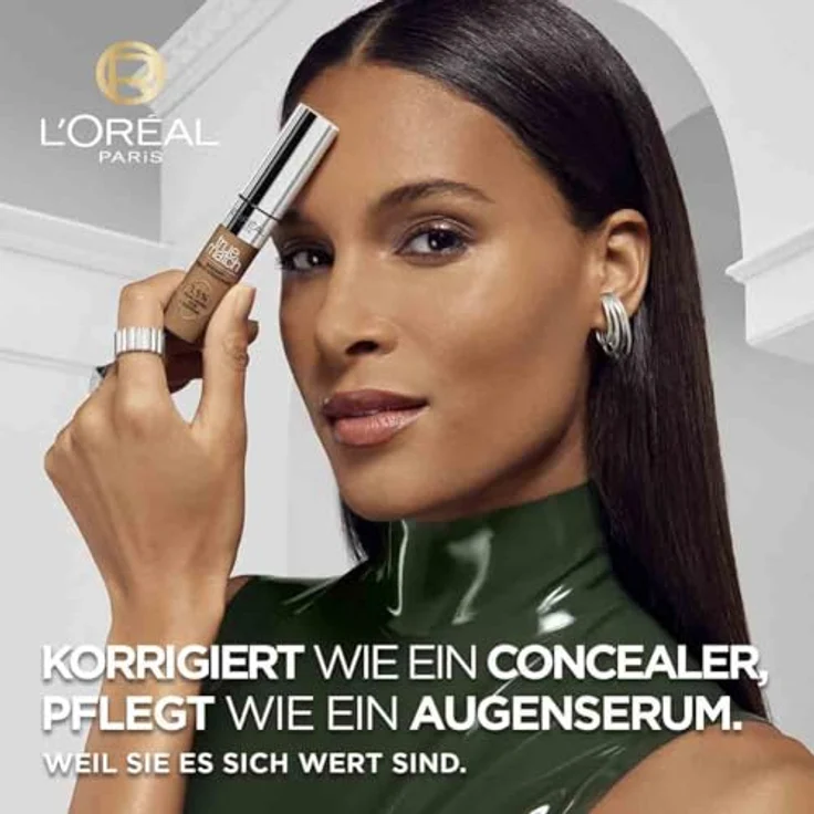 L’Oréal Paris True Match Radiant Serum Concealer, 11 ml, feuchtigkeitsspendend mit Koffein und Hyaluronsäure – Bild 5