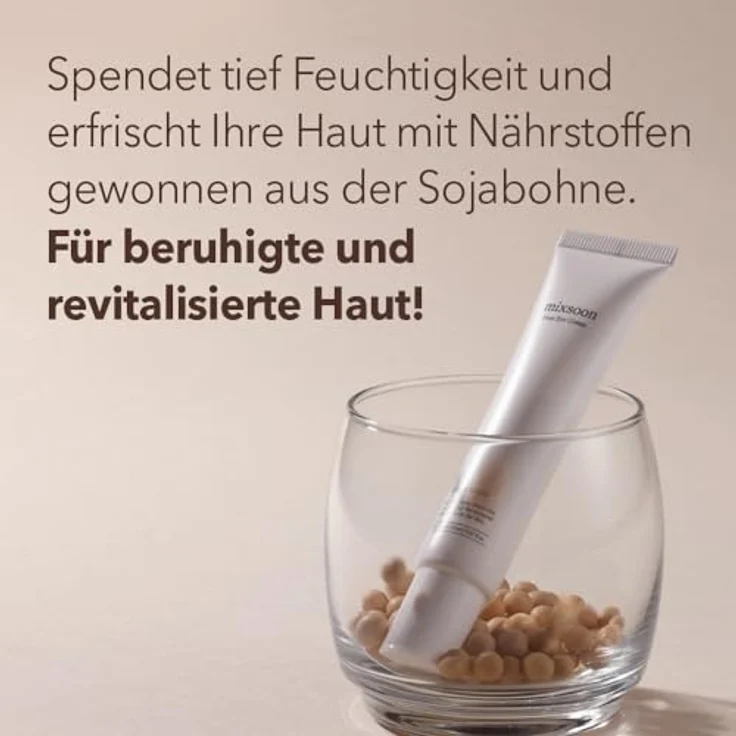 mixsoon Bean Augencreme 20ml / 0.67fl oz - nährstoffreiche, feuchtigkeitsspendende Augenpflege mit Chrysanthemum-Callus-Extrakt – Bild 4