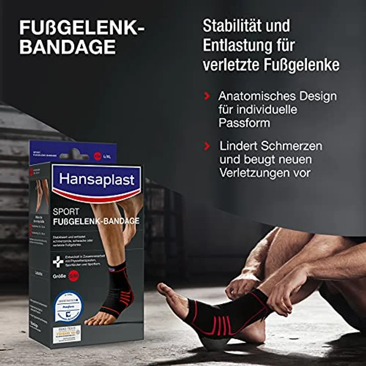 Hansaplast Sport Fußgelenk Bandage M - Preisvergleich – Bild 3