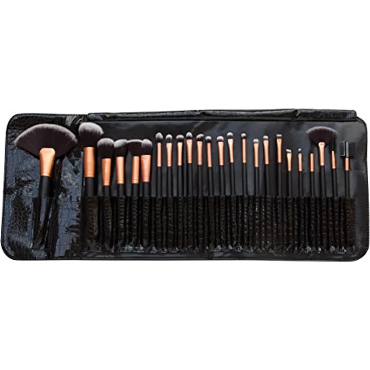 Rio professionelles Kosmetik Make Up Pinsel Set, 24 Teile.