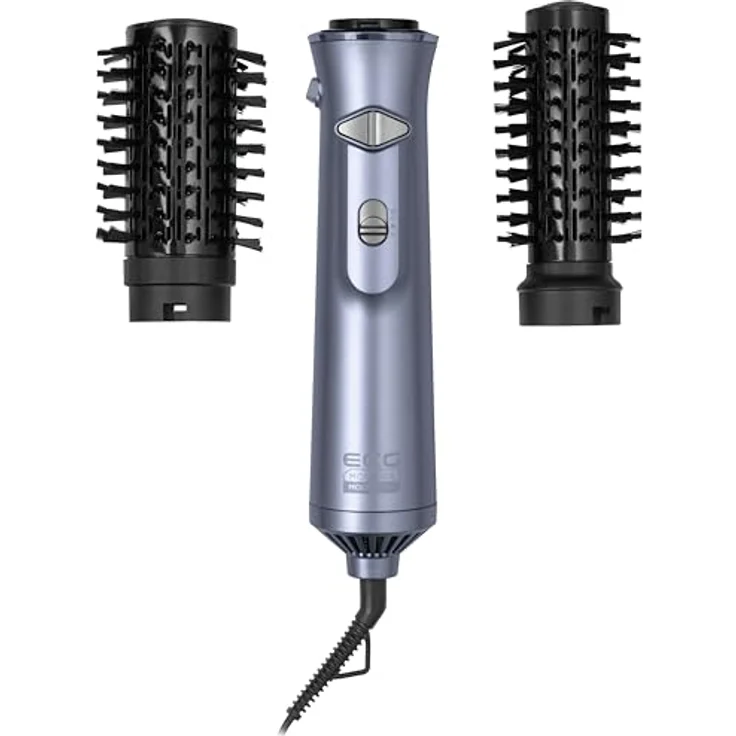 ECG Modifica Hairbrush Moonstone, Warmluftbürste mit keramischer Oberfläche, Geschwindigkeits- und Temperatureinstellung, rot – Bild 5