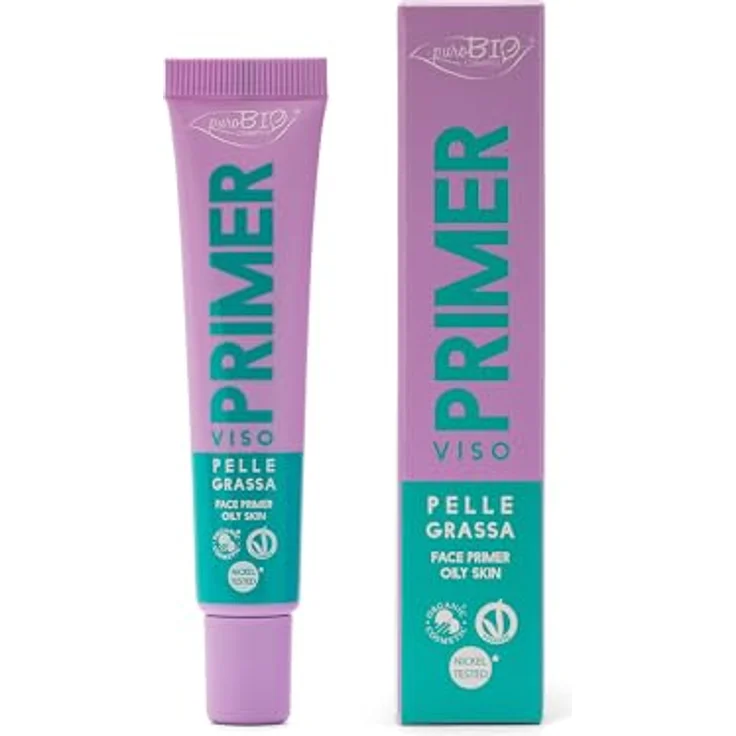 puroBIO Cosmetics Primer Make-up Primer für fettige Haut, 15 ml, vegan, mattierend, reduziert vergrößerte Poren – Bild 1