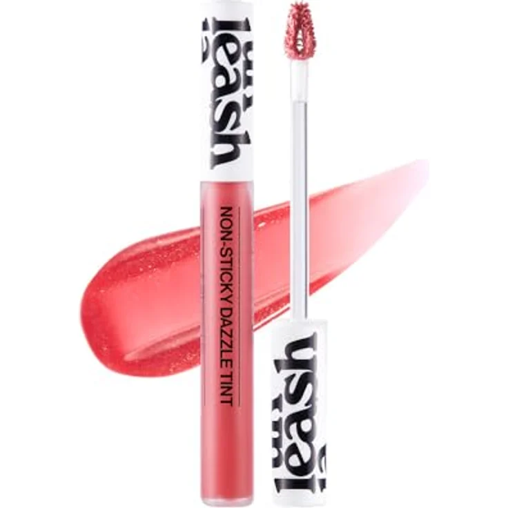 Unleashia Non-Sticky Dazzle Tint, langlebiger Lipgloss mit Feuchtigkeitspflege, Farbton NO.10 Pink Muhly, 7.6 g – Bild 2
