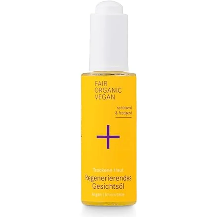 i+m Naturkosmetik Regenerierendes Gesichtsöl 30ml · Veganes Gesichtsöl mit Bio-Arganöl · Straffend & feuchtigkeitsspendend · Beruhigendes Gesichtsöl für trockene Haut · 100% BIO Naturkosmetik – Bild 2