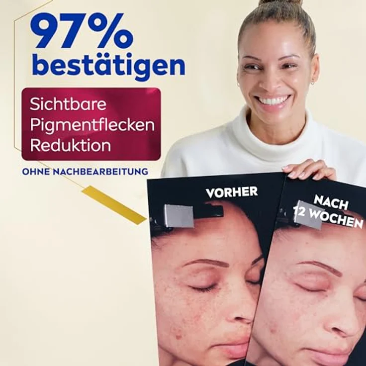 NIVEA Cellular LUMINOUS630® 2-in-1 Anti-Age & Altersflecken Serum gegen Pigmentflecken, mit Kollagen Booster und Hyaluronsäure, 30 ml – Bild 3