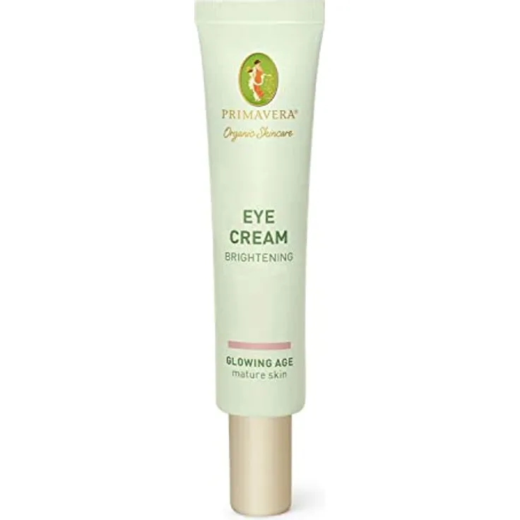 PRIMAVERA Eye Cream - Brightening 15 ml - Naturkosmetik - Innovative Augencreme für reife, anspruchsvolle Haut - wirkt aufhellend und straffend - vegan