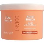 Wella Professionals Invigo Nutri Enrich Deep Nourishing Mask - tiefenwirksame Haarmaske mit Vitamin E und Panthenol - intensive Haarpflege für kaputtes Haar - glättende Haarkur gegen Frizz - 500 ml