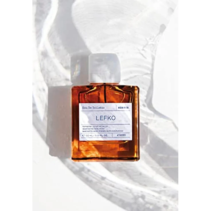 KORRES LEFKO Eau de Toilette für Herren und Damen, unisex Duft, floral, pudrid, vegan, 50 ml – Bild 2