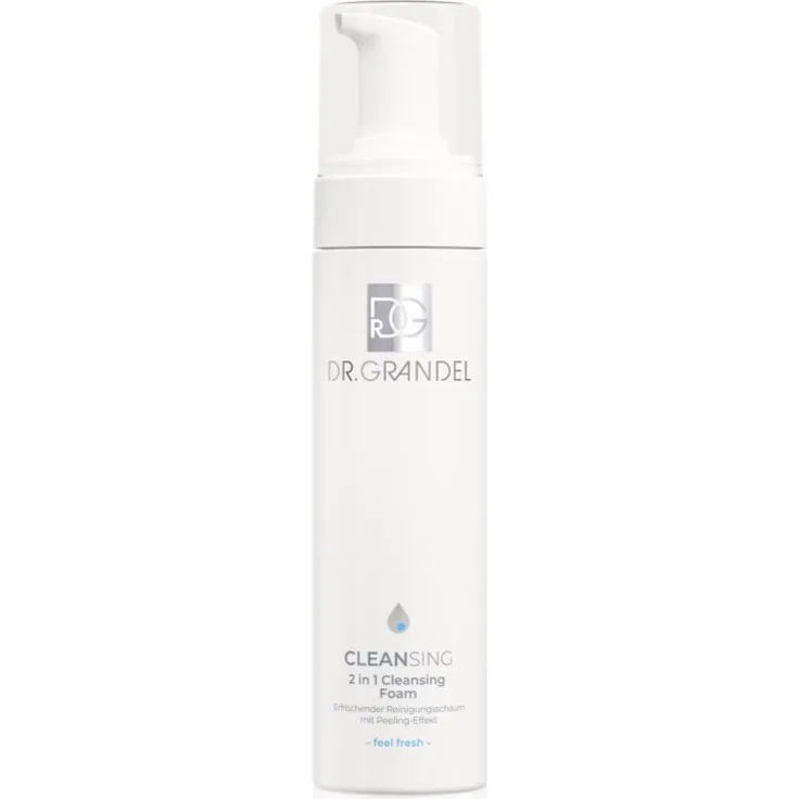 Dr. Grandel Cleansing Reinigungsschaum 2 in 1, Gesichtsreinigung mit Peelingeffekt, 200 ml