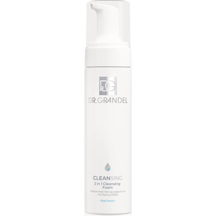 Dr. Grandel Cleansing Reinigungsschaum 2 in 1, Gesichtsreinigung mit Peelingeffekt, 200 ml