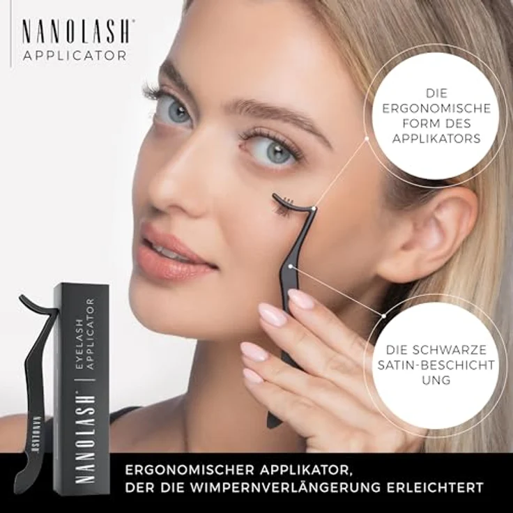 Applikator für cluster wimpern Nanolash - Applikator für falsche Wimpern, Applikator für Wimpernverlängerungen zu Hause – Bild 2