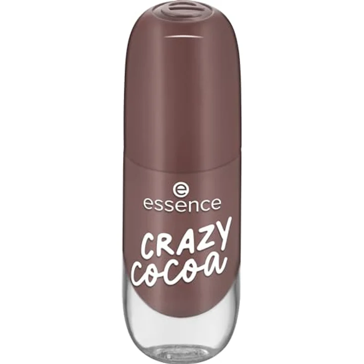 essence cosmetics gel nail colour, Gellack, Nagellack, Nr. 29 CRAZY cocoa, braun, langanhaltend, farbintensiv, gelig, glänzend, vegan (8ml) – Bild 1