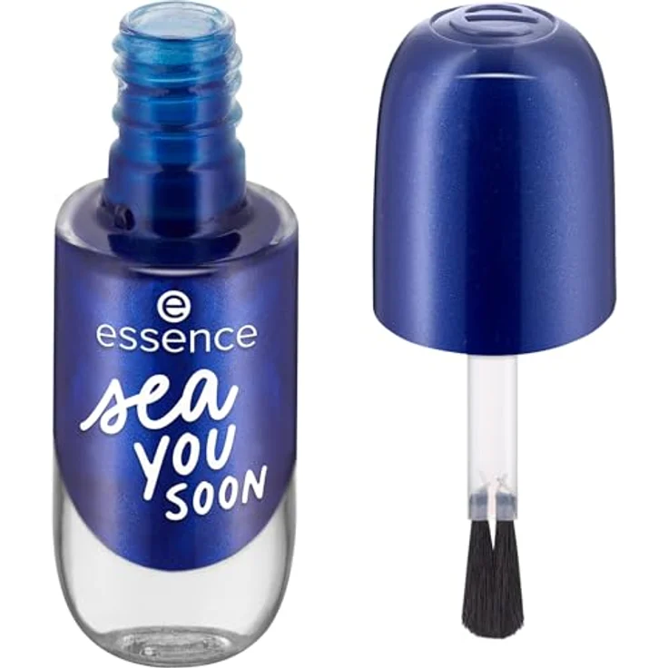 essence gel nail colour Nr. 22, Nagellack in Blau, langanhaltend, schnelltrocknend, vegan, acetonfrei, 8ml – Bild 2