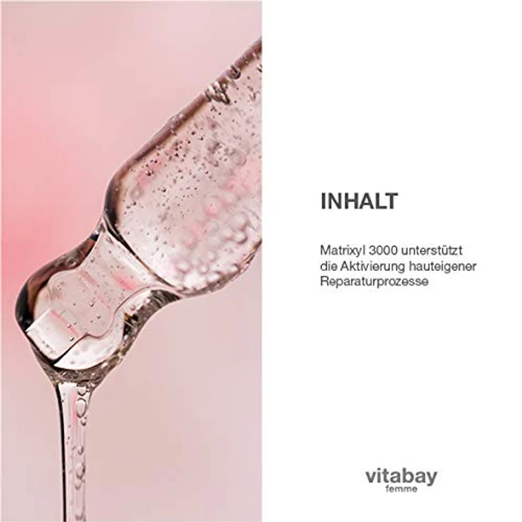 Vitabay Firming Eye Cream 15 ml • gegen Falten, Schwellungen, und Augenringe • Anti-Aging Augencreme mit Matrixyl 3000, Koffein, Retinol und Vitamin C – Bild 5