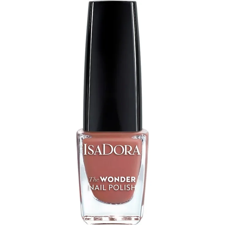 IsaDora Wonder Nail Polish, Nagellack 6 ml, schnell trocknend, streifenfreie Farbdeckung, Smooth Beige