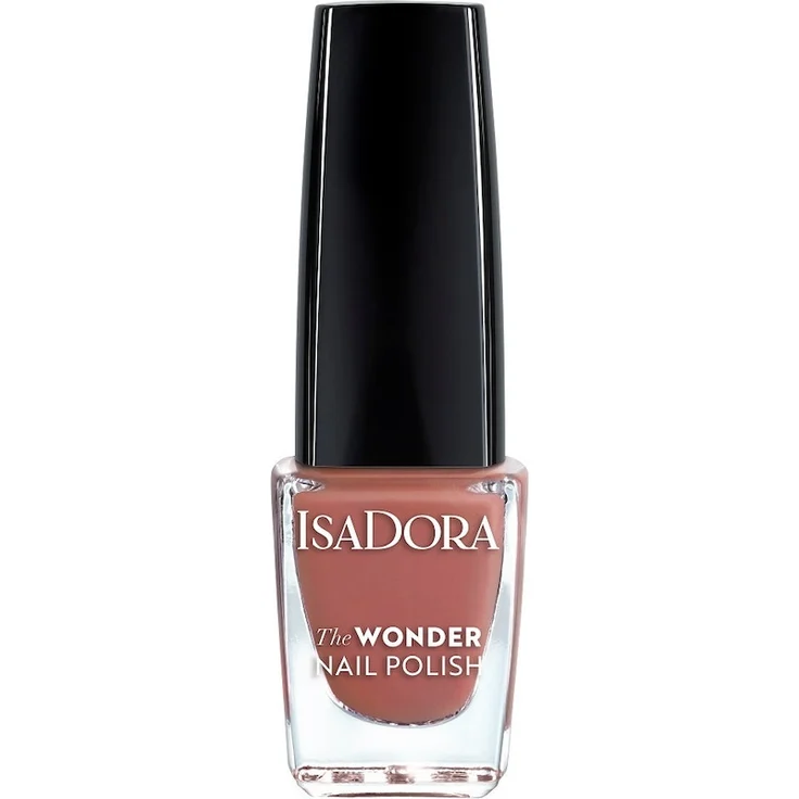 IsaDora Wonder Nail Polish, Nagellack 6 ml, schnell trocknend, streifenfreie Farbdeckung, Smooth Beige