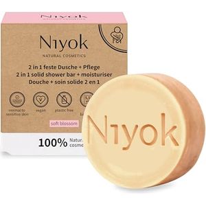 Bild für Niyok® 2-in-1 Feste Dusche + Pflege "Soft Blossom" (80g)
