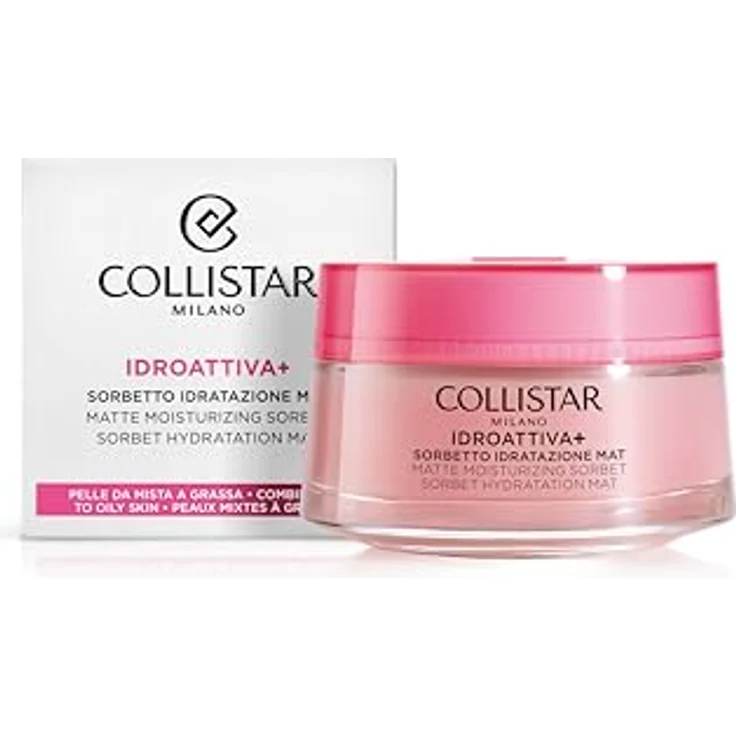 Collistar Idroattiva+ Sorbetto Idratazione MAT Gesichtscreme, 100H Feuchtigkeit, Leichte Textur, 50 ml, Ideal für Mischhaut und fettige Haut – Bild 2